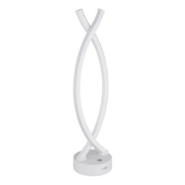 Globo - Lámpara de mesa táctil LED regulable LED/1W/3,7V 3000K 1800 mAh USB blanca