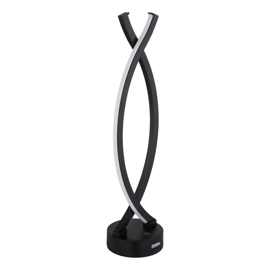 Globo - Lámpara de mesa táctil LED regulable LED/1W/3,7V 3000K 1800 mAh USB negra