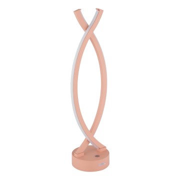 Globo - Lámpara de mesa táctil LED regulable LED/1W/3,7V 3000K 1800 mAh USB rosa