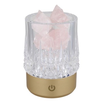Globo - Lámpara de mesa táctil LED regulable LED/1W/5V 3000K 1200 mAh dorada