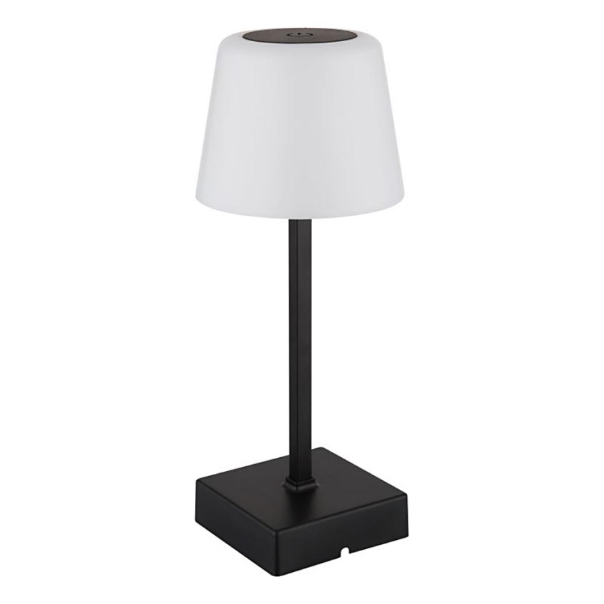Globo - Lámpara de mesa táctil LED regulable LED/2W/5V 3000/4500/6500K 800 mAh negra