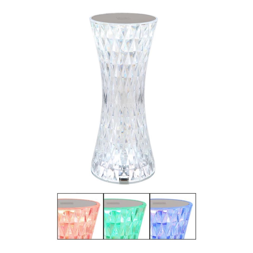 Globo - Lámpara de mesa táctil LED RGB LED/1W/5V 800 mAh