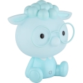 Globo - Lámpara de noche infantil LED regulable y recargable SHEEPY 1W/5V 500 mAh azul