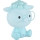 Globo - Lámpara de noche infantil LED regulable y recargable SHEEPY 1W/5V 500 mAh azul