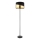 Globo - Lámpara de pie 1xE27/60W/230V diá. 35 cm negro/dorado