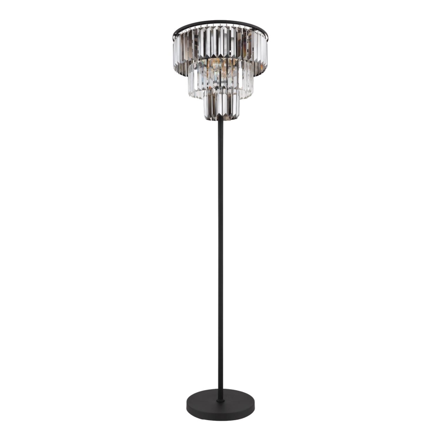 Globo - Lámpara de pie 3xE27/40W/230V diá. 40 cm negro
