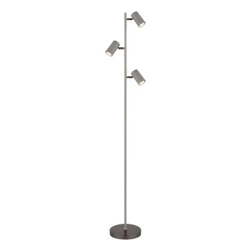 Globo - Lámpara de pie 3xGU10/5W/230V gris