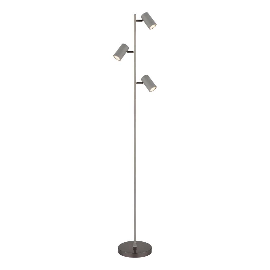 Globo - Lámpara de pie 3xGU10/5W/230V gris