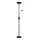 Globo - Lámpara de pie LED regulable LED/20W/230V + LED/5,5W 3000K negro/dorado