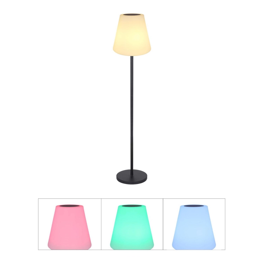 Globo - Lámpara de pie solar táctil LED RGB LED/0,1W/3V IP44 2000 mAh + mando a distancia