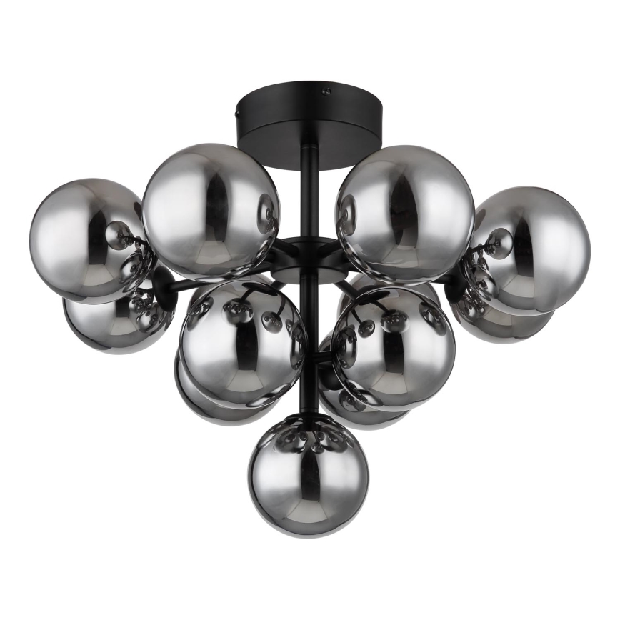 Globo - Lámpara de techo 13xG9/5W/230V diá. 56 cm negro
