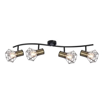 Globo - Lámpara de techo con 4 focos E27/40W/230V