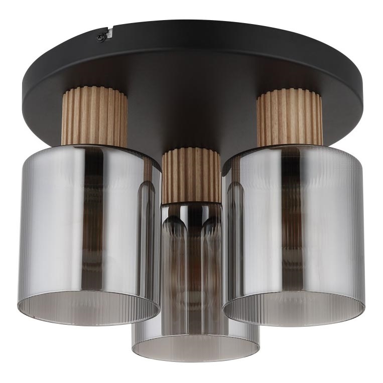 Globo - Lámpara de techo de superficie 3xE27/25W/230V Ø 30 cm