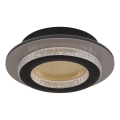 Globo - Lámpara de techo LED/12W/230V 3000/4000/6500K Ø 20 cm negra