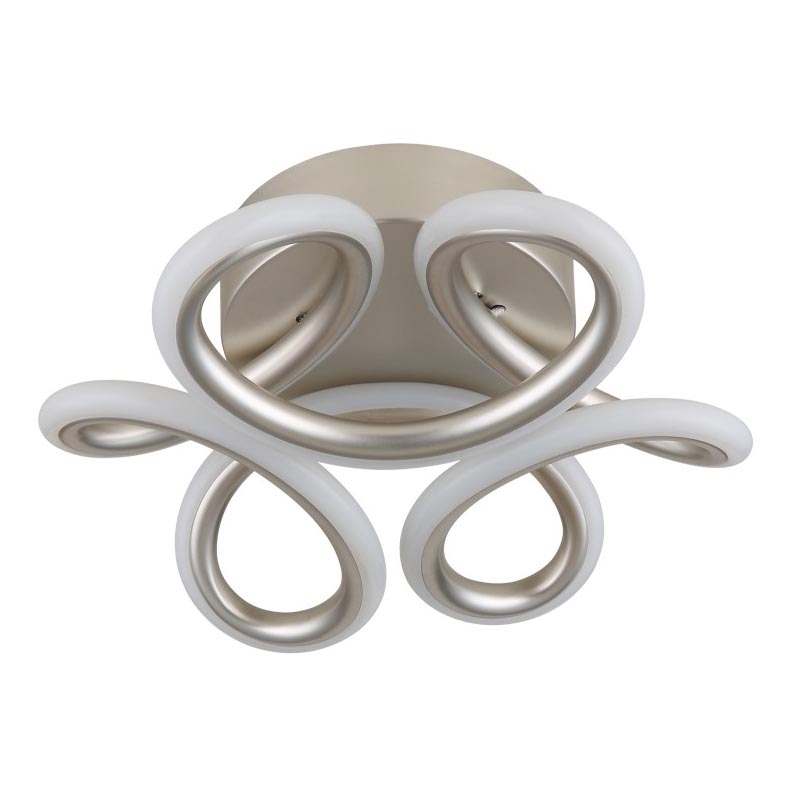 Globo - Lámpara de techo LED LED/24W/230V 2700/4000/6000K diámetro 26 cm cromo mate