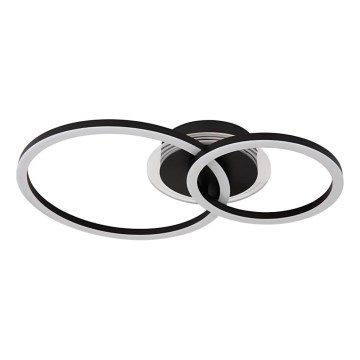 Globo - Lámpara de techo LED LED/30W/230V 2700/4500/6500K Ø 33x50 cm negra