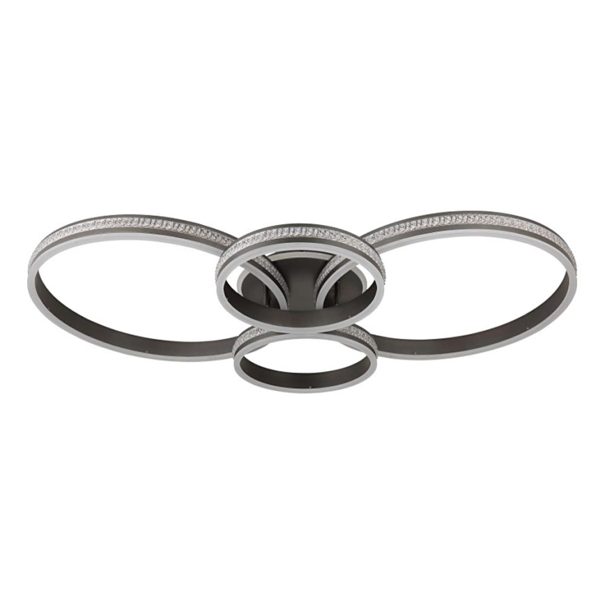 Globo - Lámpara de techo LED LED/39W/230V 2700/4500/6500K 106x60 cm antracita