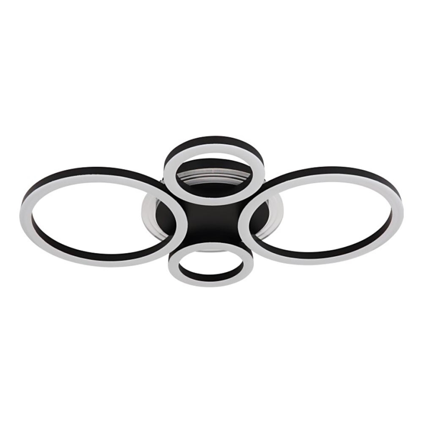 Globo - Lámpara de techo LED LED/40W/230V 2700/4500/6500K Ø 35,5x53 cm negra