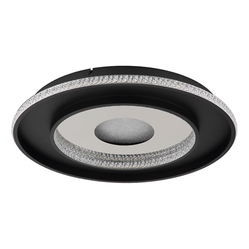 Globo - Lámpara de techo LED regulable LED/30W/230V 2700-6500K diámetro 52,5 cm negra + mando a distancia