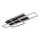 Globo - Lámpara de techo LED regulable LED/40W/230V 2700-6500K 32,5x87,5 cm negra + mando a distancia