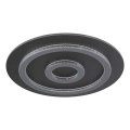 Globo - Lámpara de techo LED regulable LED/40W/230V 3000-6500K Ø 45 cm antracita + mando a distancia