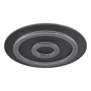 Globo - Lámpara de techo LED regulable LED/40W/230V 3000-6500K Ø 45 cm antracita + mando a distancia