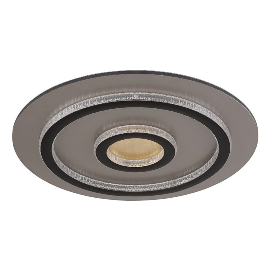 Globo - Lámpara de techo LED regulable LED/40W/230V 3000-6500K Ø 45 cm negra + mando a distancia