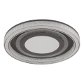 Globo - Lámpara de techo LED regulable LED/48W/230V 2700-6000K diámetro 48 cm antracita + mando a distancia