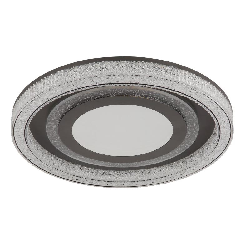 Globo - Lámpara de techo LED regulable LED/48W/230V 2700-6000K diámetro 48 cm antracita + mando a distancia