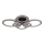 Globo - Lámpara de techo LED regulable LED/60W/230V 2700-6000K 56x78 cm antracita + mando a distancia