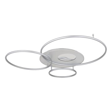 Globo - Lámpara de techo LED regulable LED/70W/230V 2700-6500K cromo mate + mando a distancia