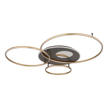Globo - Lámpara de techo LED regulable LED/70W/230V 2700-6500K dorado + mando a distancia