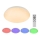 Globo - Lámpara de techo LED RGB regulable 1xLED/12W/230V + 1xLED/3W + mando a distancia