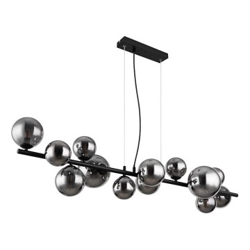 Globo - Lámpara LED colgante 13xG9/3,5W/230V ahumado/negro