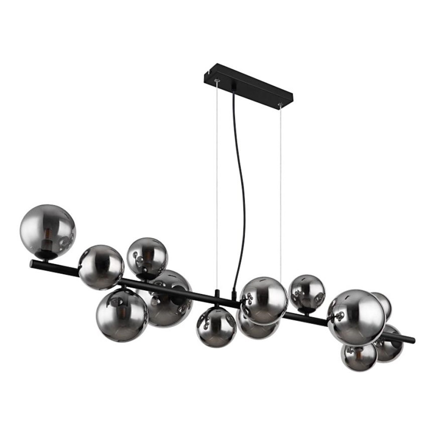 Globo - Lámpara LED colgante 13xG9/3,5W/230V ahumado/negro