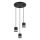 Globo - Lámpara LED colgante 3xGX53/7W/230V 3000K negro