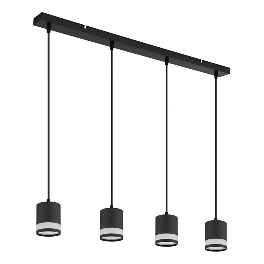 Globo - Lámpara LED colgante 4xGX53/7W/230V 3000K negro