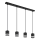 Globo - Lámpara LED colgante 4xGX53/7W/230V 3000K negro