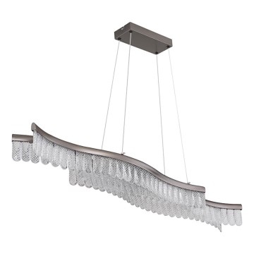 Globo - Lámpara LED colgante LED/35W/230V 3200K cromo mate
