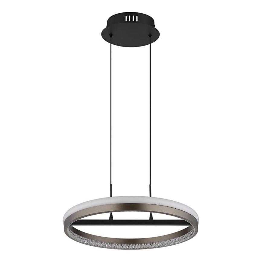 Globo - Lámpara LED colgante LED/40W/230V 3000/4000/6000K diá. 39,7 cm marrón