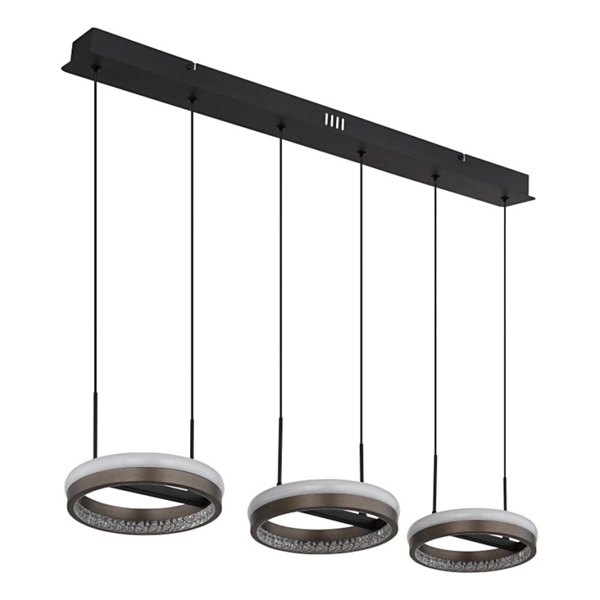 Globo - Lámpara LED colgante LED/40W/230V 3000/4000/6000K marrón