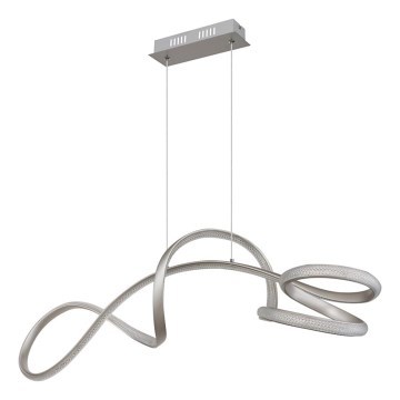 Globo - Lámpara LED colgante LED/40W/230V cromo mate