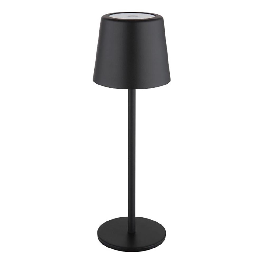 Globo - Lámpara LED de mesa táctil para exterior regulable LED/2W/5V 3000/4000/6000K 2200 mAh IP44 negro