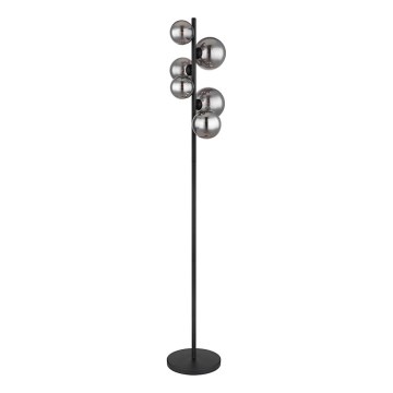 Globo - Lámpara LED de pie 6xG9/3,5W/230V ahumado/negro