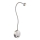 Globo - Lámpara LED flexible pequeña LED/3W/230V cromo brillante