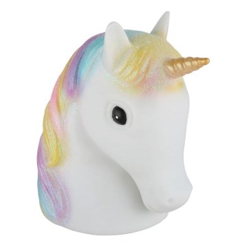 Globo - Lámpara LED nocturna infantil LED/1W/230/4,5V 3xAA unicornio