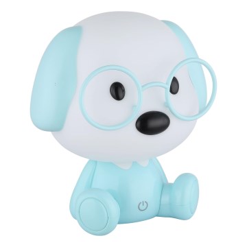 Globo - Lámpara nocturna infantil recargable LED regulable LED/1W/5V 500 mAh azul