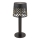 Globo - Lámpara solar LED LED/0,06W/3,2V 3000K IP44 negro
