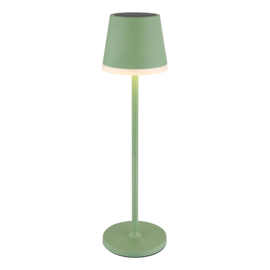 Globo - Lámpara solar LED LED/0,06W/3V 3000K IP44 1200 mAh verde