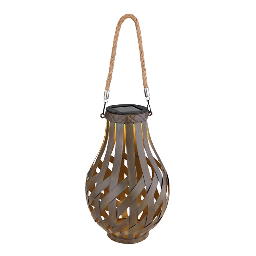 Globo - Lámpara solar LED LED/0,06W/3V IP44 bambú